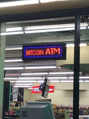 Bitcoin ATM available.