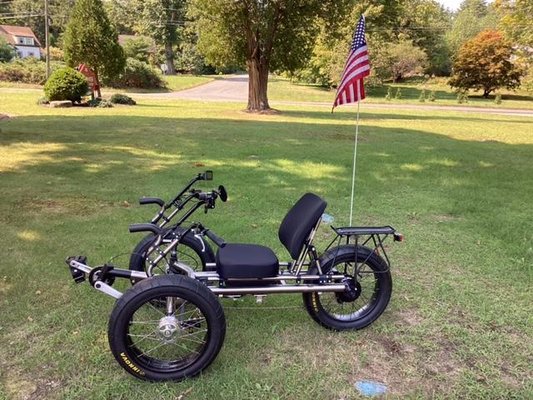 Ti-Trikes Roadster 750 Watt 48 Volt e-assist motor.Handcycle version available