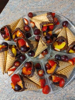 Fruit in a cone