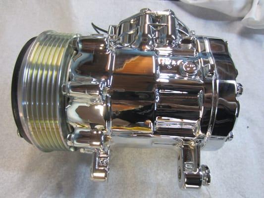 Chromed Compressor we just finished for our friends over at Vintage Air.