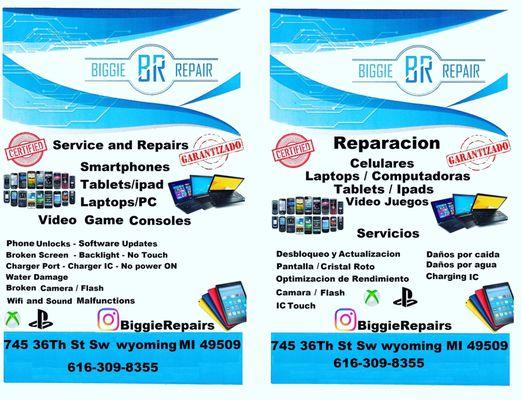 Biggie repairs service