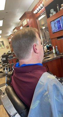 Regular man's haircut