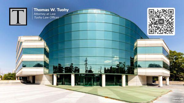 Tuohy Law Offfices
Comar Atrium
17W220 22nd Street
Suite 300
Oakbrook Terrace, Illinois, 60181