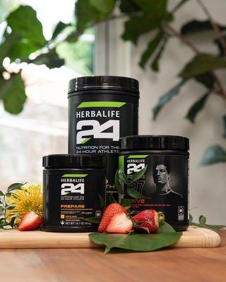 Full sports Athletic line. Pre-workout, during workout and post workout.