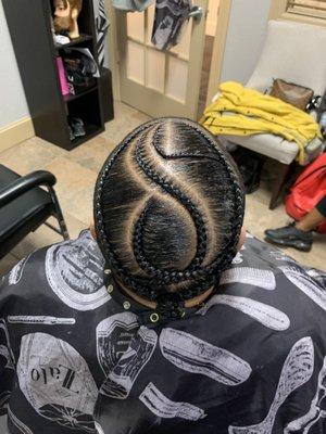 Men's design braids