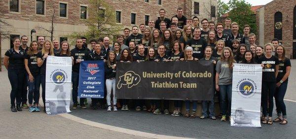 CU Tri Team National Champs! Thanks for all the support Colorado Nutrition!