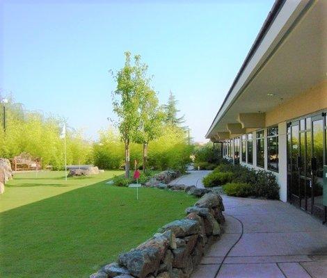 Our new office has a putting green?!?