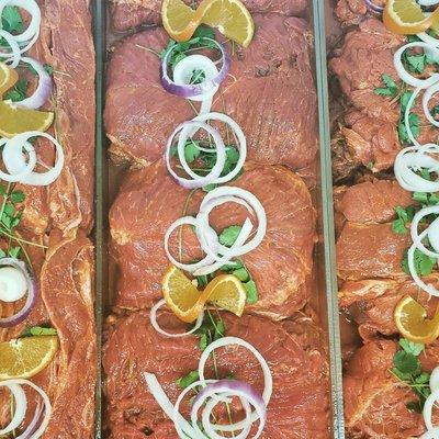 Marinated meats