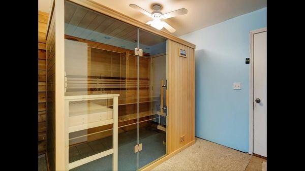 Here is a cool sauna installation!