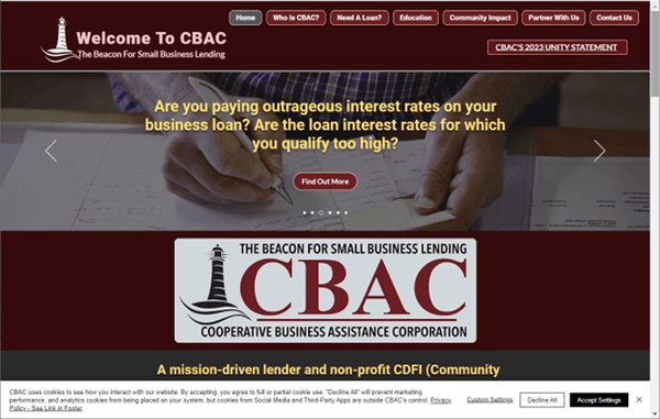 Please visit our website at www.cbaclenders.com