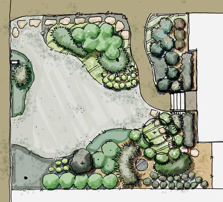 Front yard rendering