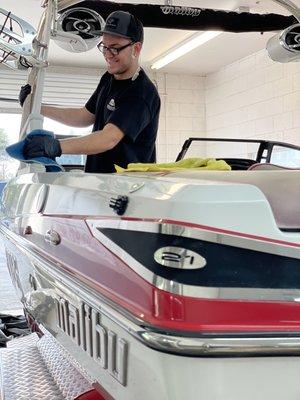 It's boat season again. Get a head start and call today for a boat detail.