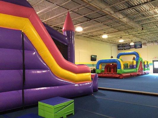 To choose... princess bounce house or bounce house obstacle course?