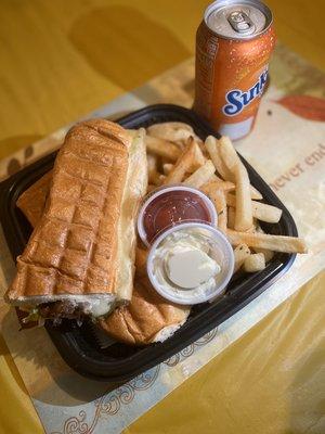 philly Steak with  French fry