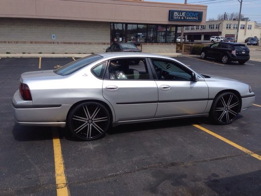 Impala on "22 rims done by Stereo City