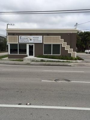 The newly remodeled office of Fulton Agency at 1301 E Oakland Park Blvd.