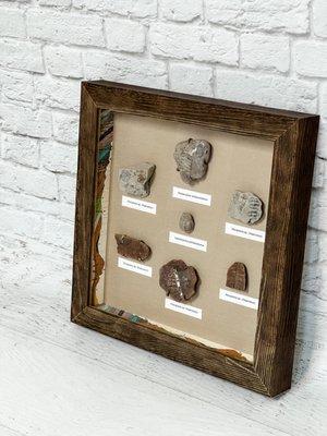 We can custom frame 3-D objects as well as more traditional items too.