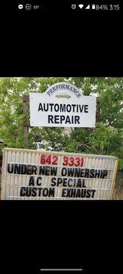 Performance Auto is under new ownership! We are so excited to help you with all your vehicle needs!