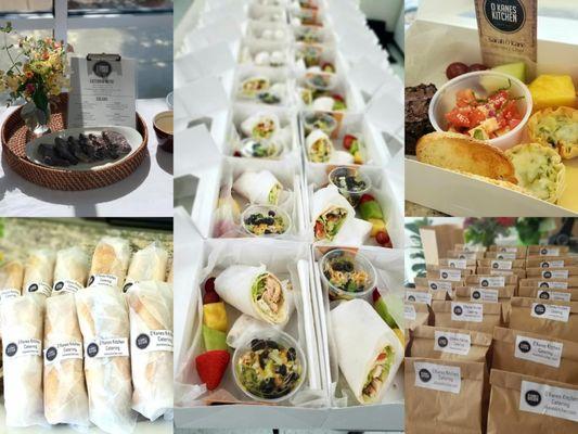 We can cater your next event--big or small! O'Kane's Kitchen specializes in Safe Gatherings --socially safe food portions