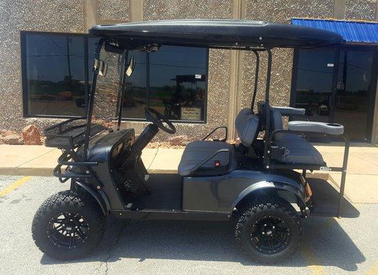 2016 Customized new Ruff-N-Tuff all electric lifted golf car.