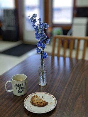 Cozy cookie and coffee spot