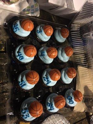 Basketball theme.  Thanks Jodie!! Tasted delicious!!