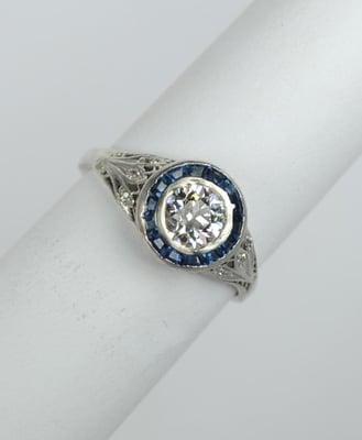 Lovely Art Deco Engagement Ring