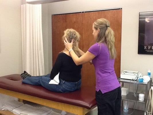 Leslie Flores, PT is experienced in vestibular treatment.