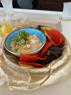 Shrimp ceviche