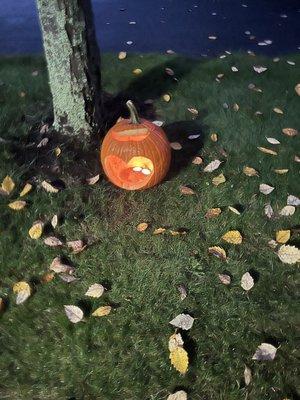 Heart pumpkin