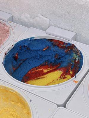 Superman ice cream