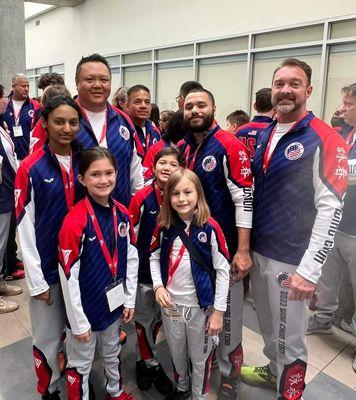 USA / Texas team. Pan American
San Da and Wing Chun championship.