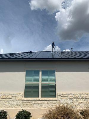 Installing a Standing Seam Metal Roof