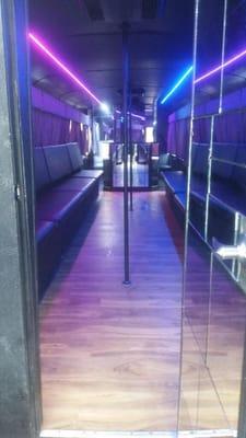 InsideThe Mega Party Bus