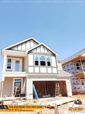 .Soffit .Vinyl Siding .FIber Cement .Boxing Jobs #Siding #Contractor #Charlotte