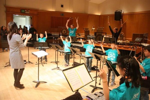 Spring 2015 Annual Concert dress rehearsal in the San Jose State University Concert Hall.