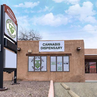 pecos valley production espanola dispensary exterior