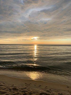 Sunset over Lake Michigan @ Nordhouse Dunes