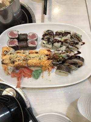 Sushi plate