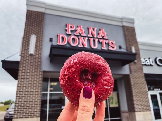 Red velvet donut