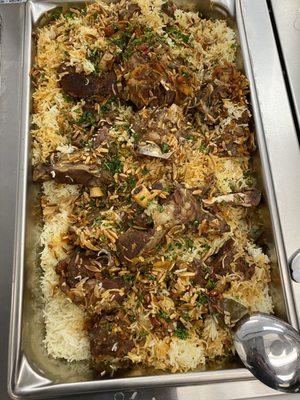 Special of the day: Kabsa with lamb shanks!