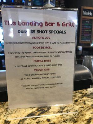 Shot specials