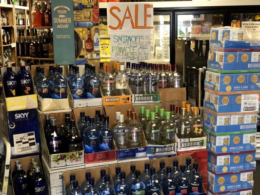 SALE  Smirnoff 1.75L for $19.99+tax & Smirnoff 2 for $38.99+tax Pinnacle 1.75L for $17.99+tax & Smirnoff 2 for $34.99+tax