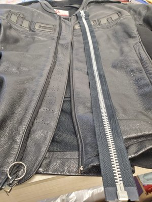 We are able to alter leather motorcycle jackets and can also place heavy duty zippers on.