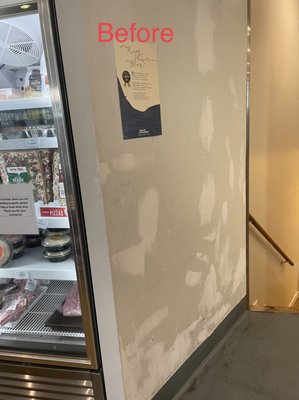 Store walls fixing