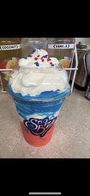 Forth of July milkshake