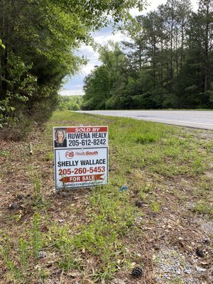 My sign on Hwy 25 in Centreville.