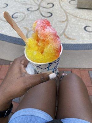 Cherry lemonade shave ice!