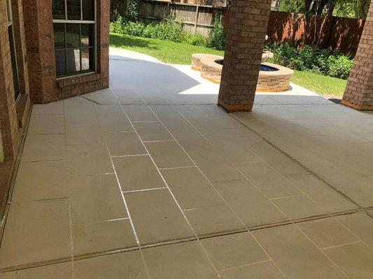 Stamped Concrete Patio