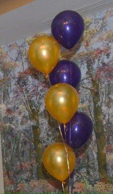 I ordered three dozen balloons for a 70th birthday celebration.